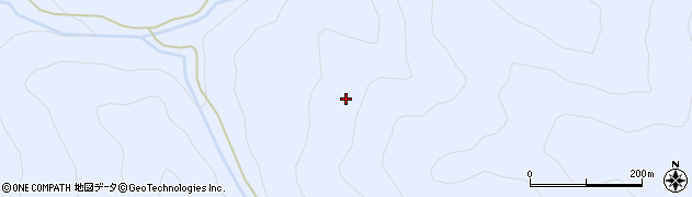 愛知県豊根村（北設楽郡）古真立（海道洞）周辺の地図
