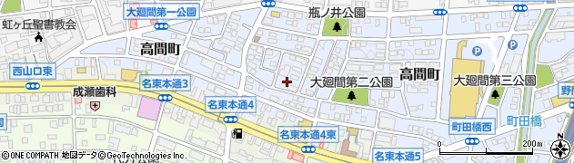 愛知県名古屋市名東区高間町295周辺の地図