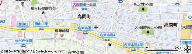 愛知県名古屋市名東区高間町49周辺の地図
