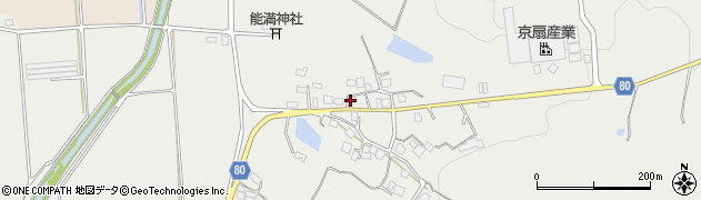 京都府京丹波町（船井郡）上野（北垣内）周辺の地図