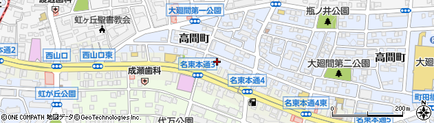 愛知県名古屋市名東区高間町48周辺の地図