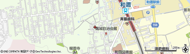 滋賀県大津市和邇高城159周辺の地図