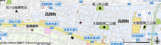 愛知県名古屋市名東区高間町279周辺の地図
