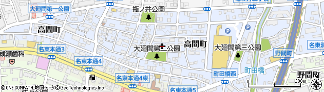 愛知県名古屋市名東区高間町388周辺の地図