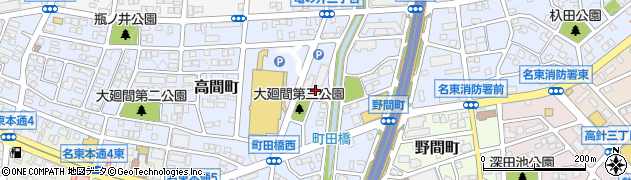 愛知県名古屋市名東区高間町496周辺の地図