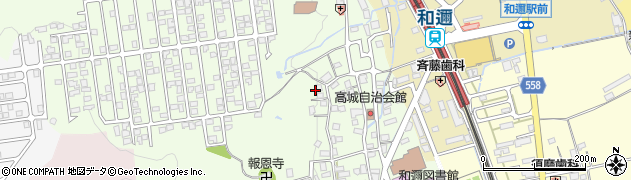 滋賀県大津市和邇高城157周辺の地図