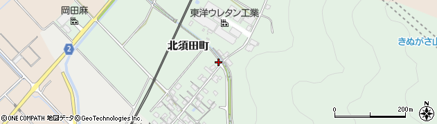滋賀県東近江市北須田町418周辺の地図
