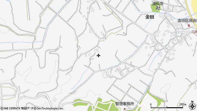 〒238-0103 神奈川県三浦市南下浦町金田の地図