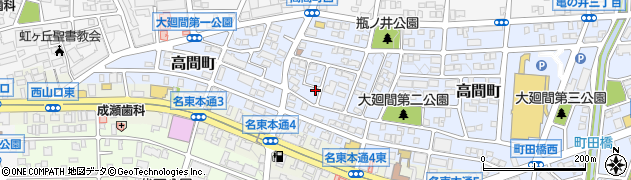 愛知県名古屋市名東区高間町280周辺の地図