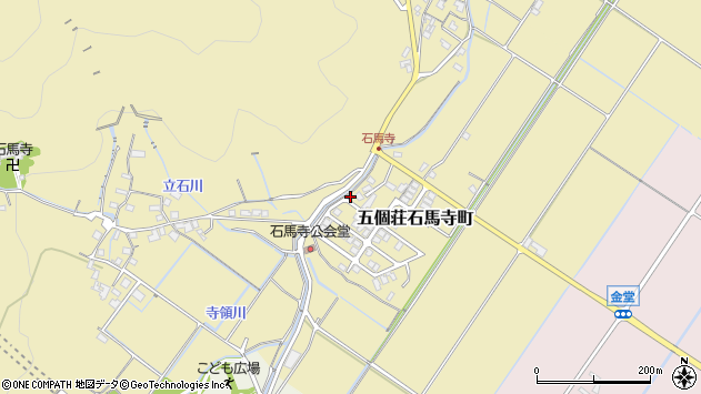 〒529-1401 滋賀県東近江市五個荘石馬寺町の地図