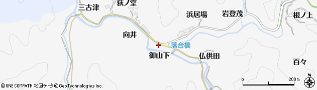 愛知県豊田市中立町（馬場下）周辺の地図