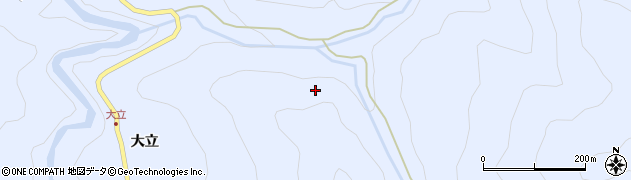 愛知県豊根村（北設楽郡）古真立（水道）周辺の地図