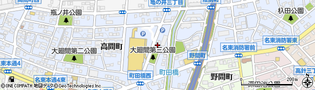 愛知県名古屋市名東区高間町494周辺の地図