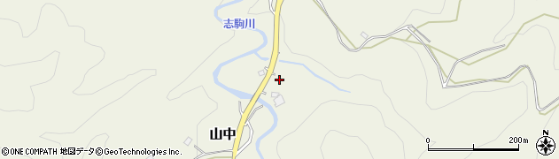 千葉県富津市山中周辺の地図