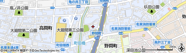 愛知県名古屋市名東区高間町213周辺の地図