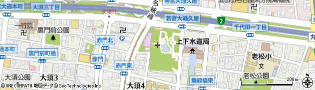 愛知県名古屋市中区大須4丁目4周辺の地図