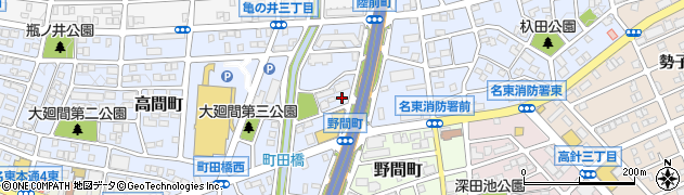 愛知県名古屋市名東区高間町215周辺の地図
