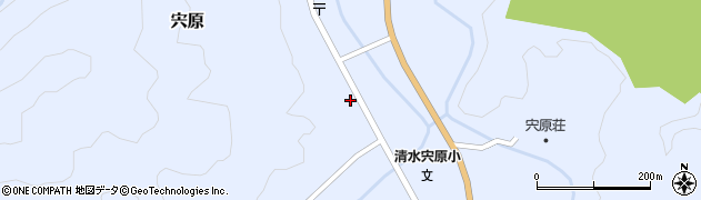 静岡県静岡市清水区宍原1203周辺の地図