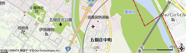 滋賀貨物運輸株式会社　湖東支店周辺の地図