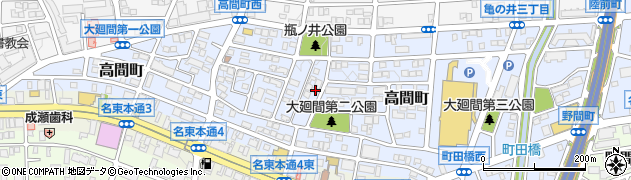愛知県名古屋市名東区高間町355周辺の地図