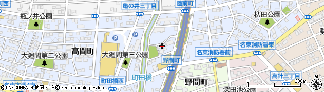 愛知県名古屋市名東区高間町211周辺の地図