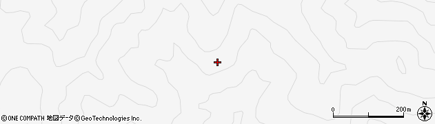 愛知県豊根村（北設楽郡）富山（中道）周辺の地図