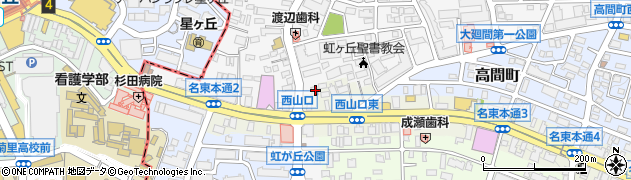 愛知県名古屋市名東区亀の井1丁目174周辺の地図