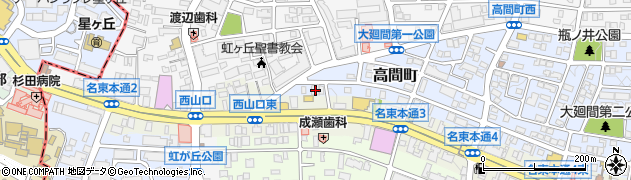 愛知県名古屋市名東区高間町32周辺の地図