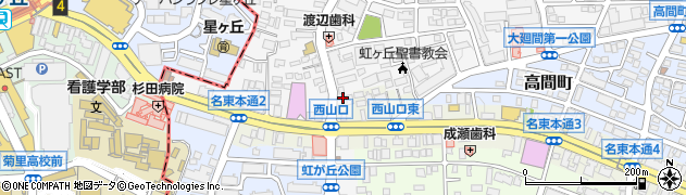 愛知県名古屋市名東区亀の井1丁目169周辺の地図