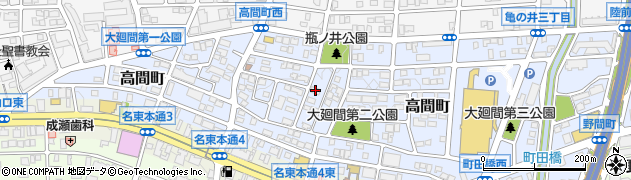 愛知県名古屋市名東区高間町342周辺の地図