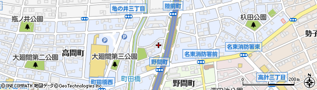 愛知県名古屋市名東区高間町214周辺の地図