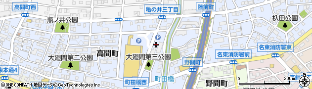 愛知県名古屋市名東区高間町493周辺の地図