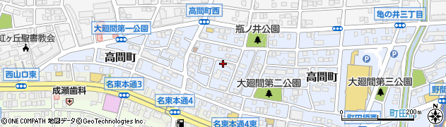 愛知県名古屋市名東区高間町289周辺の地図