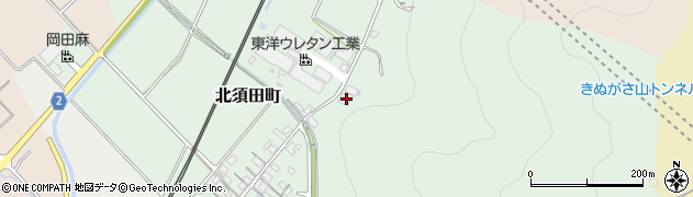 滋賀県東近江市北須田町125周辺の地図
