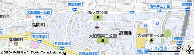 愛知県名古屋市名東区高間町357周辺の地図