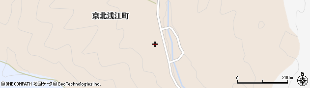 京都府京都市右京区京北浅江町（川西）周辺の地図