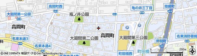 愛知県名古屋市名東区高間町442周辺の地図