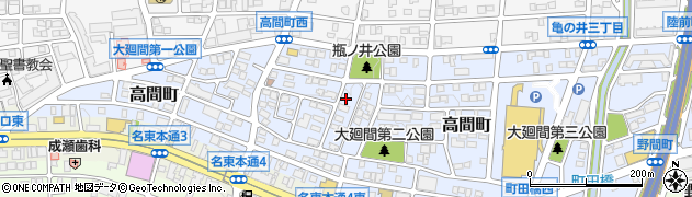 愛知県名古屋市名東区高間町339周辺の地図