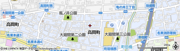 愛知県名古屋市名東区高間町439周辺の地図