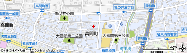 愛知県名古屋市名東区高間町431周辺の地図
