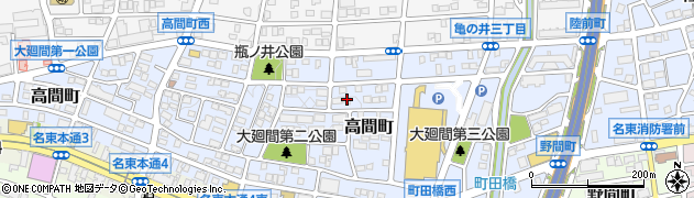 愛知県名古屋市名東区高間町440周辺の地図