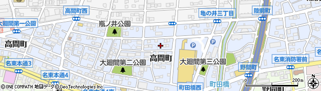 愛知県名古屋市名東区高間町433周辺の地図