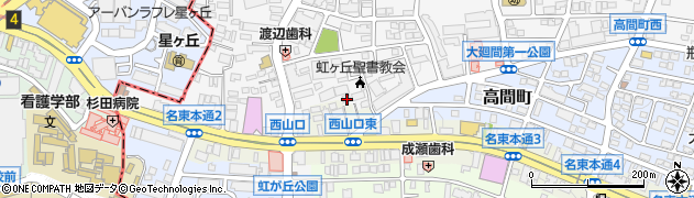 愛知県名古屋市名東区亀の井1丁目176周辺の地図