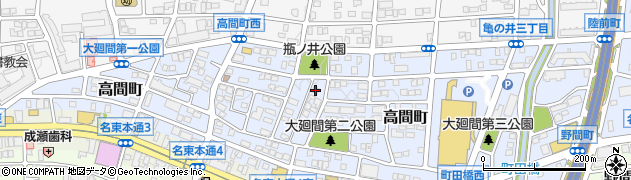 愛知県名古屋市名東区高間町360周辺の地図
