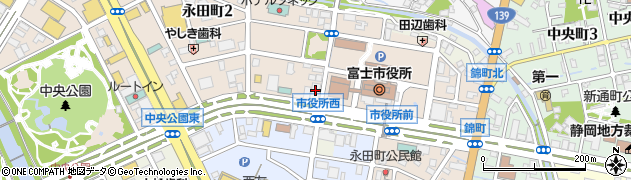 連合静岡富士富士宮地域協議会事務所周辺の地図