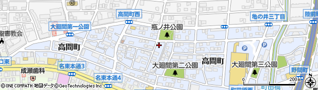 愛知県名古屋市名東区高間町338周辺の地図