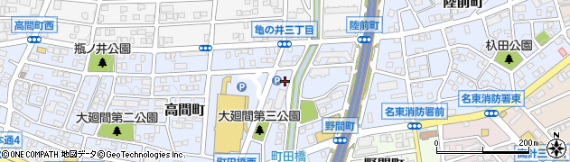 愛知県名古屋市名東区高間町490周辺の地図