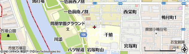 愛知県名古屋市中村区岩上町2周辺の地図