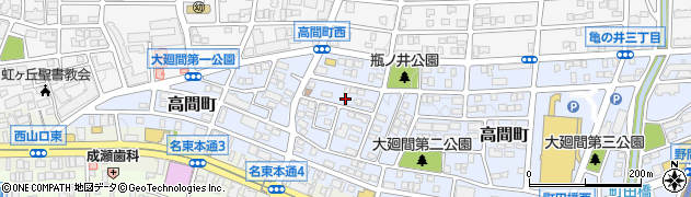 愛知県名古屋市名東区高間町307周辺の地図