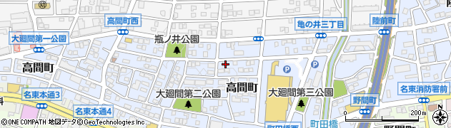 愛知県名古屋市名東区高間町441周辺の地図